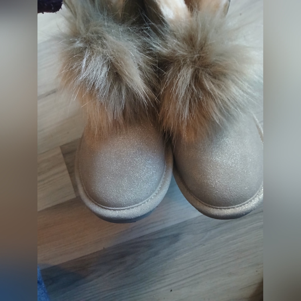 Bearpaw Cozy Brown Fur-Lined Women's Boots Size 9 - Picture 2 of 7